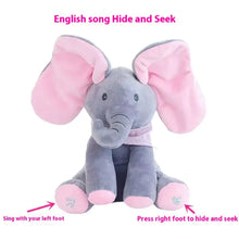 Load image into Gallery viewer, Early Education Singing Elephant Plush Toy for Children ITDinos®
