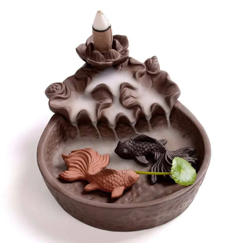 Purple Sand Backflow Incense Burner Decorative Piece ITDinos®