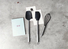 Load image into Gallery viewer, Silicone Utensil Set with Stainless Steel Handle (10/15pcs) ITDinos®
