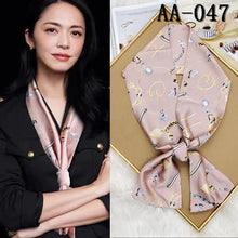 Load image into Gallery viewer, Chic Long Silk Scarf for Women - Versatile Spring Accessory
