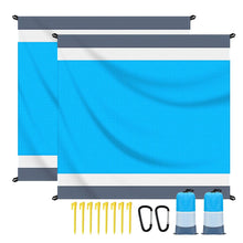 Lade das Bild in den Galerie-Viewer, BREENHILL 2 Pack sandproof Beach Blanket 79&quot;x83&quot; Sandproof Large Beach Blanket Water Resistant Mat for Family (2-4) Lightweight Picnic Blanket Portable Outdoor Camping Blankets ITDinos®
