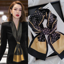 Load image into Gallery viewer, Chic Long Silk Scarf for Women - Versatile Spring Accessory
