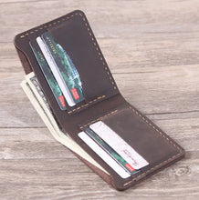 Load image into Gallery viewer, Handmade Genuine Leather Retro Wallet for Men ITDinos®
