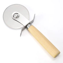 Load image into Gallery viewer, Stainless Steel Pizza Cutter with Wooden Handle ITDinos®
