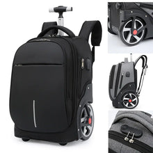 Load image into Gallery viewer, Junior High School Trolley Bag with Large Capacity Wheels ITDinos®
