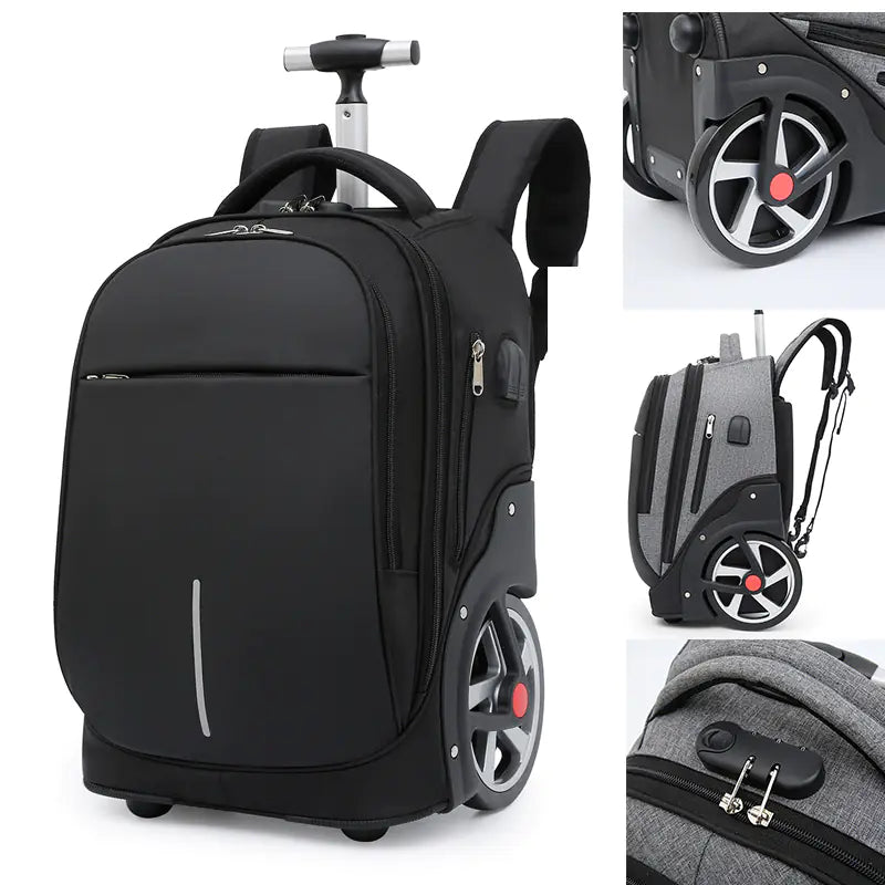 Junior High School Trolley Bag with Large Capacity Wheels ITDinos®