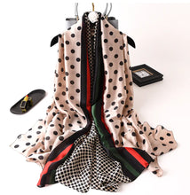 Load image into Gallery viewer, Fashion Polka Dot Scarf - Stylish Oversized Shawl
