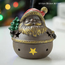 Load image into Gallery viewer, Ceramic Christmas Santa Snowman Incense Burner ITDinos®
