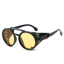 Lade das Bild in den Galerie-Viewer, Fashion Punk Leather Strap UV Protection Sunglasses ITDinos®
