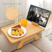 Lade das Bild in den Galerie-Viewer, Lazy Sofatablett aus Holz
