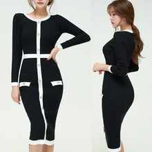 Load image into Gallery viewer, Knit Dress for Women - Long Autumn Winter Sweater Dress ITDinos®

