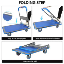 Load image into Gallery viewer, 660 Lb Folding Foldable Trolley Unavailable Platforms- Welfel , Temu ITDinos®
