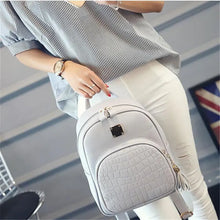 Load image into Gallery viewer, Fashion Women&#39;s PU Leather Small Backpack for School ITDinos®
