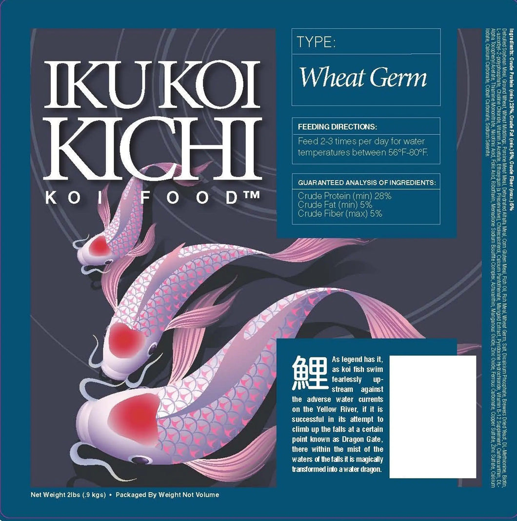 Iku Koi Kichi Wheat Germ Koi Fish Food 20-Pound