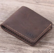 Load image into Gallery viewer, Handmade Genuine Leather Retro Wallet for Men ITDinos®
