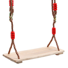 Load image into Gallery viewer, Wooden Swing and Rattan Hanging Chair for Children &amp; Adults ITDinos®
