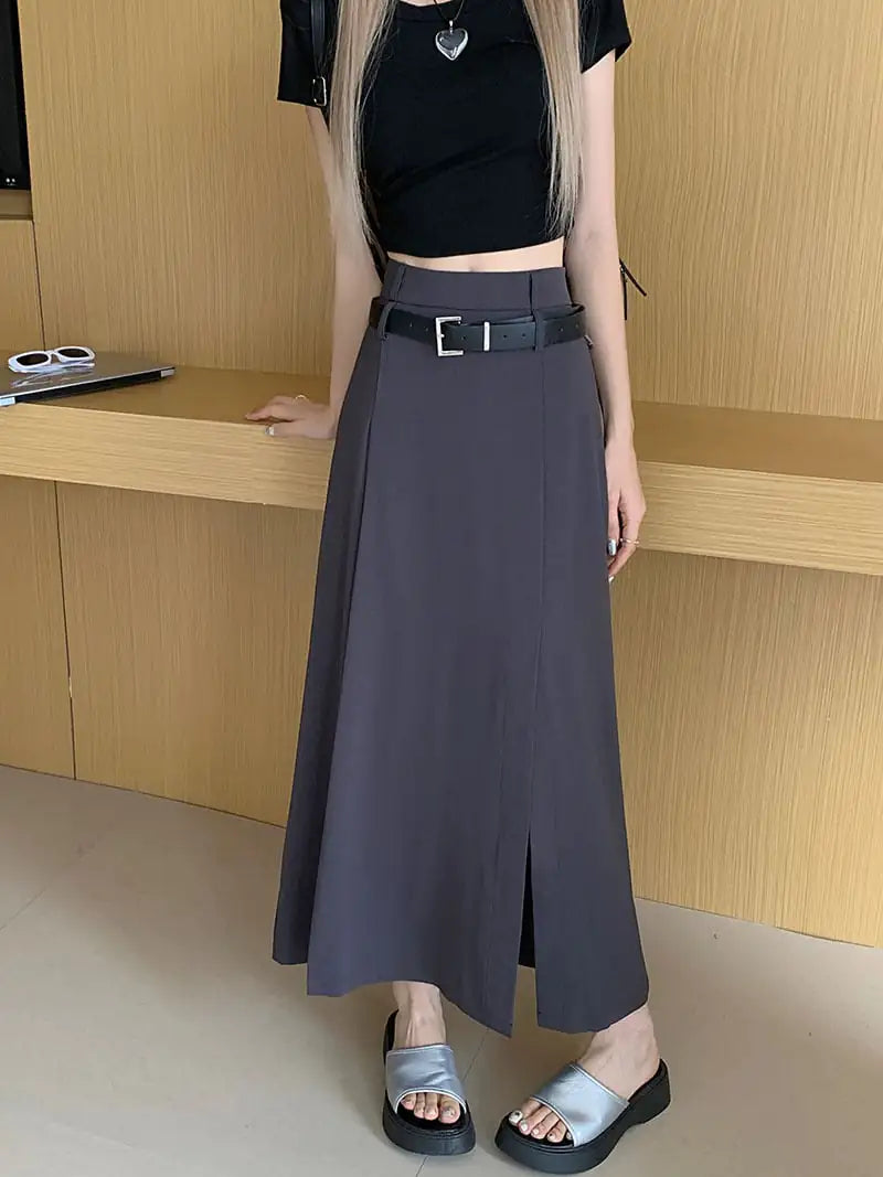 High Waist Slimming Women's Suit Skirt