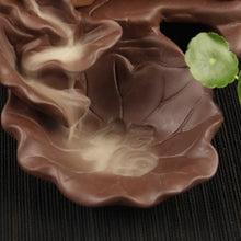 Load image into Gallery viewer, Elephant Backflow Incense Burner in Purple Clay Ceramic ITDinos®
