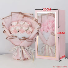 Load image into Gallery viewer, Blue Rose Soap Bouquet Gift Box ITDinos®
