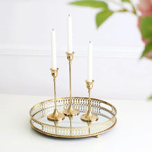 Load image into Gallery viewer, Elegant Vintage Gold Candle Holder
