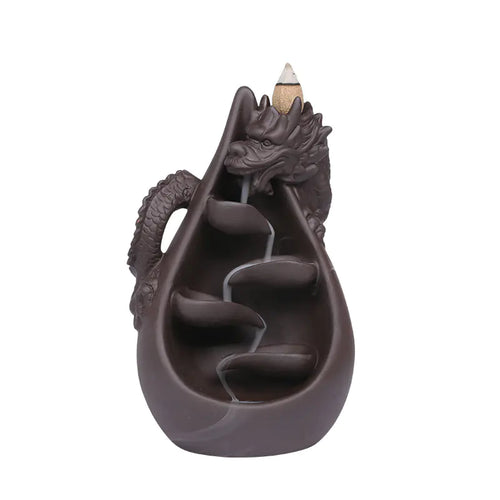 Chinese Dragon Backflow Incense Burner Home Decor ITDinos®