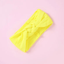 Load image into Gallery viewer, Nylon Headband with Cross Chinese Knot for Babies
