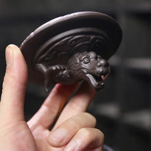 Load image into Gallery viewer, Handmade Purple Clay Backflow Incense Burner Decor ITDinos®
