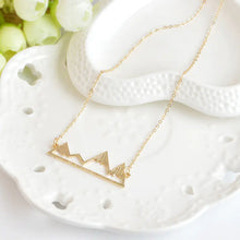 Load image into Gallery viewer, Creative Mountain Peak Hollow Necklace for Outdoor Travel ITDinos®
