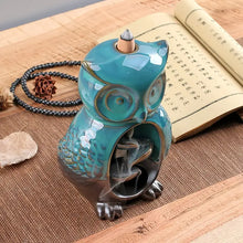 Load image into Gallery viewer, 20pcs Backflow Incense Cones with Owl Ceramic Burner ITDinos®
