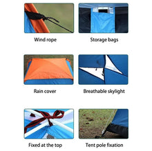 Load image into Gallery viewer, Pop Up Tent 2-3 Person Camping Tent Waterproof Hiking Canopy Shelter For Outdoor ITDinos®
