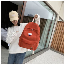 Load image into Gallery viewer, Corduroy Backpack for High School Students ITDinos®
