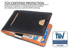 Load image into Gallery viewer, Men’s RFID Safe Swipe Leather Wallet ITDinos®
