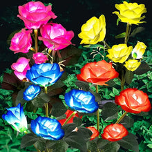Load image into Gallery viewer, Color-Changing Solar Garden Roses
