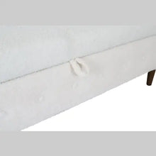 Load image into Gallery viewer, Beige Teddy Velvet Multifunctional Storage Rectangular Sofa Stool ITDinos®
