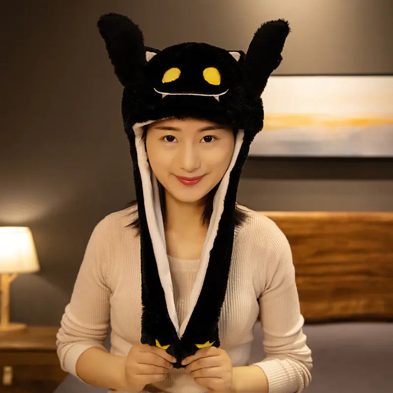 Airbag Hat Pinch Ear Movable Pumpkin Devil ITDinos®