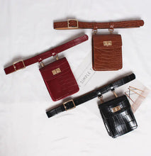 Load image into Gallery viewer, Fashionable Crocodile Pattern Detachable Waist Bag ITDinos®
