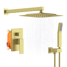 Lade das Bild in den Galerie-Viewer, Shower System Shower Mixer Combo Set Wall-mounted
