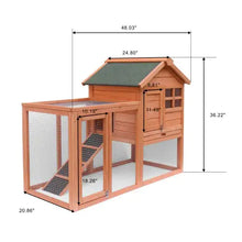 Load image into Gallery viewer, Easy To Assemble Wooden Rabbit House Chicken Coop ITDinos®
