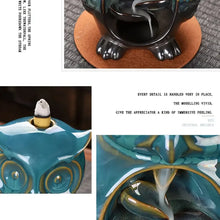 Load image into Gallery viewer, 20pcs Backflow Incense Cones with Owl Ceramic Burner ITDinos®
