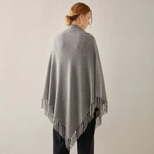 Lade das Bild in den Galerie-Viewer, Warm Cashmere Shawl with Fringe Scarf and Wrap
