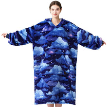 Load image into Gallery viewer, THREE POODLE Wearable Blanket Hoodie Oversized Sherpa Sweatshirt Blanket for Adults Women Men Warm Cozy Hooded Blanket Gifts for Mom Girlfriend ITDinos®
