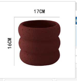 Ceramic Cachepot/Flower Pot (One Piece) ITDinos®