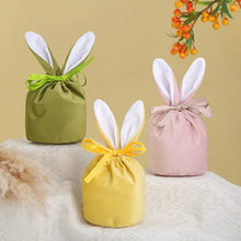 Load image into Gallery viewer, 10pcs Rabbit Ear Velvet Gift Bags for Weddings and Easter ITDinos®
