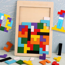 Load image into Gallery viewer, 3D Colorful Wooden Tangram Puzzle Educational Toy ITDinos®
