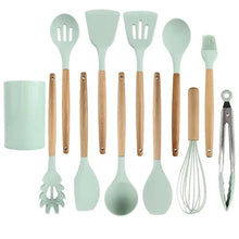 Load image into Gallery viewer, 12pcs Umite Chef Silicone Cooking Utensil Set with Holder ITDinos®
