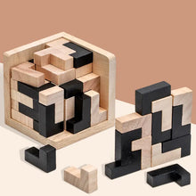 Load image into Gallery viewer, 3D Wooden Cube Puzzle Toy ITDinos®
