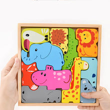 Lade das Bild in den Galerie-Viewer, 3D Wooden Animal Puzzle Match Educational Toy ITDinos®
