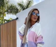 Load image into Gallery viewer, 2023 Autumn Winter Women&#39;s Striped Knit Cardigan ITDinos®
