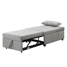 Load image into Gallery viewer, Folding Ottoman Sofa Bed Gray ITDinos®
