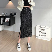 Load image into Gallery viewer, Women&#39;s Slim Straight Tube Hip Wrap Skirt
